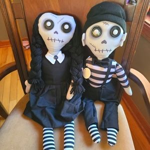 Debi Lilly zombie boy and girl kids dolls.